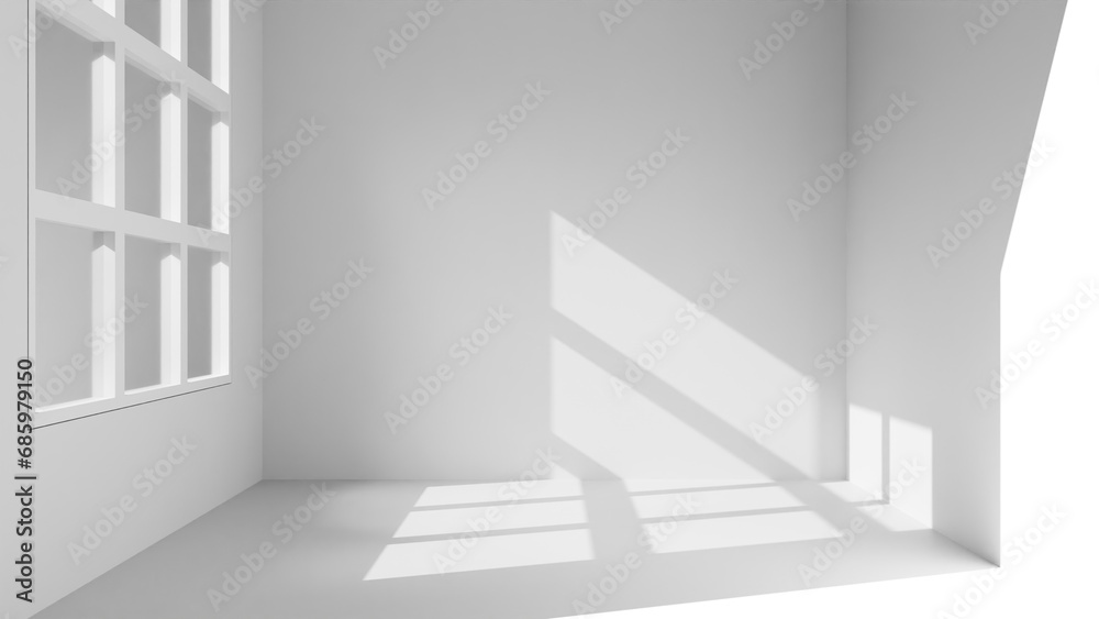 white interior design , 3d render white interior design , 3d render