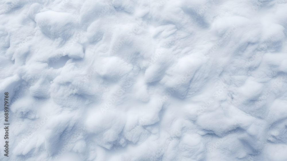 closeup of snow