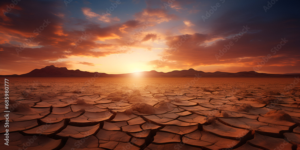 Cracked dried earth soil ground texture drought or dry land Dry and Arid Ground Texture in Severe Drought