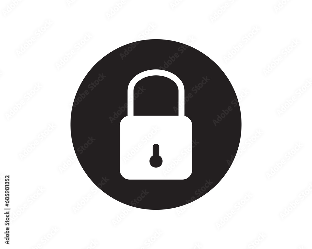 Lock safety icon vector symbol design illustration Lock safety icon vector symbol design illustration