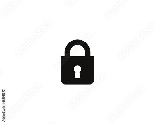 Free Download Lock safety icon vector symbol design illustration  - GFXLoad