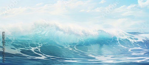 Pacific ocean waves
