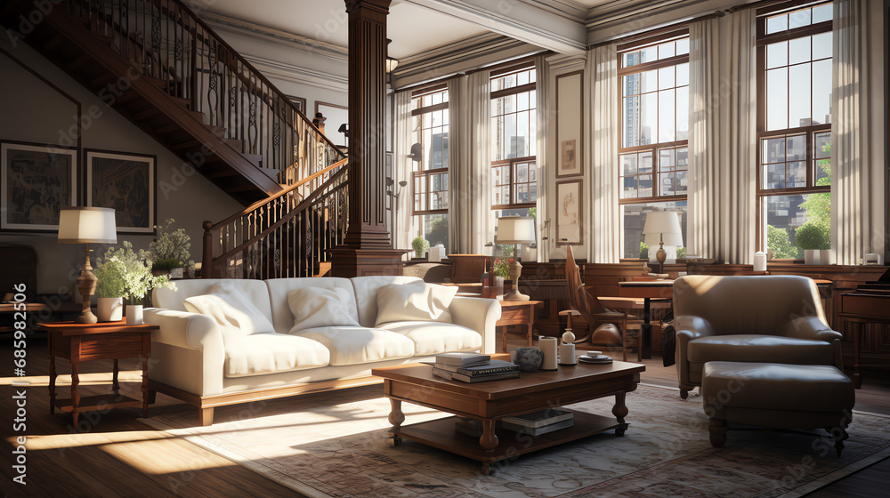 Naklejka premium luxury hotel room