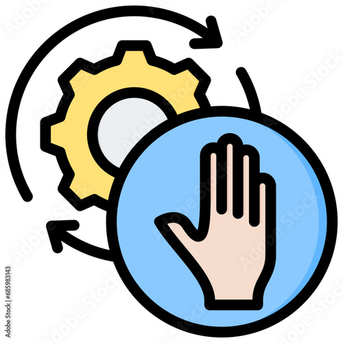 Resistance To Change Outline Color Icon