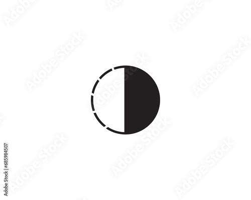 Opacity icon vector symbol design illustration