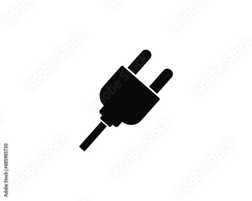 Connection Plug icon vector symbol design illustration