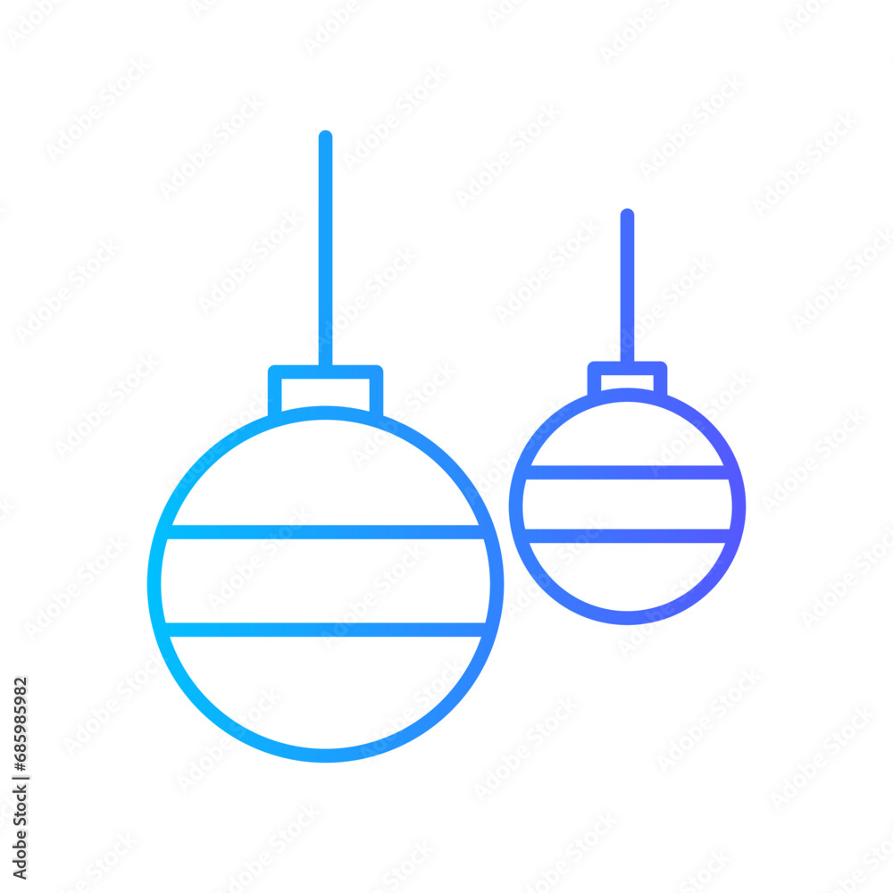 bauble gradient icon bauble gradient icon
