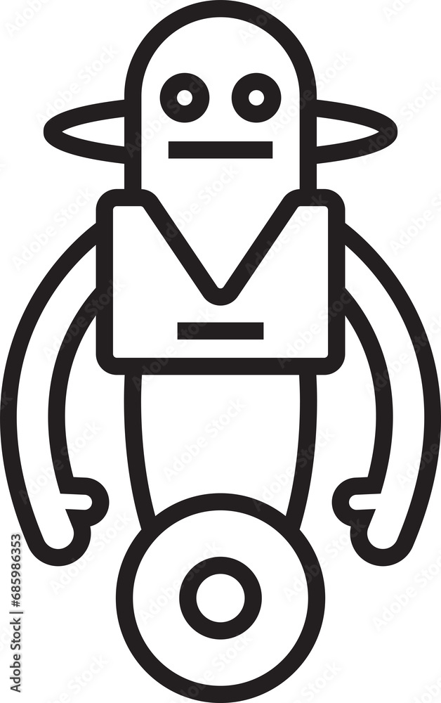 Humanoid Robot Icon Humanoid Robot Icon