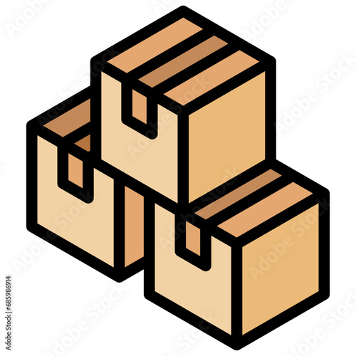 Product Outline Color Icon