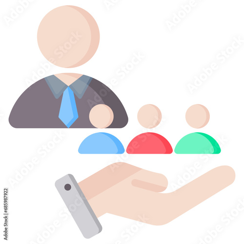 Public Servant Flat Icon