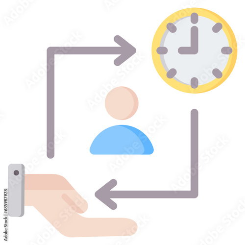 Dedication Flat Icon