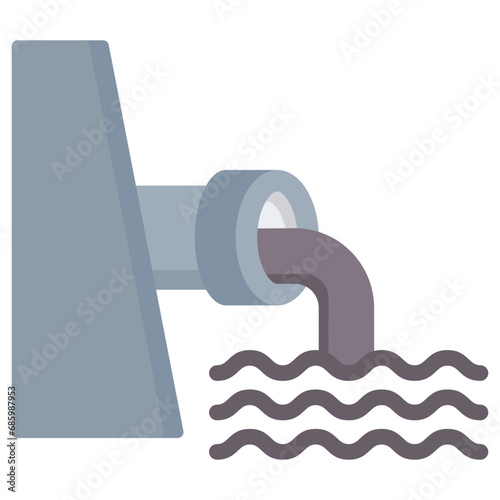 Sewer Flat Icon