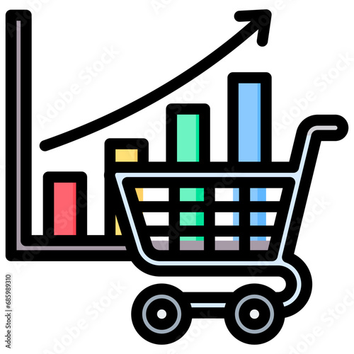 Demand Outline Color Icon