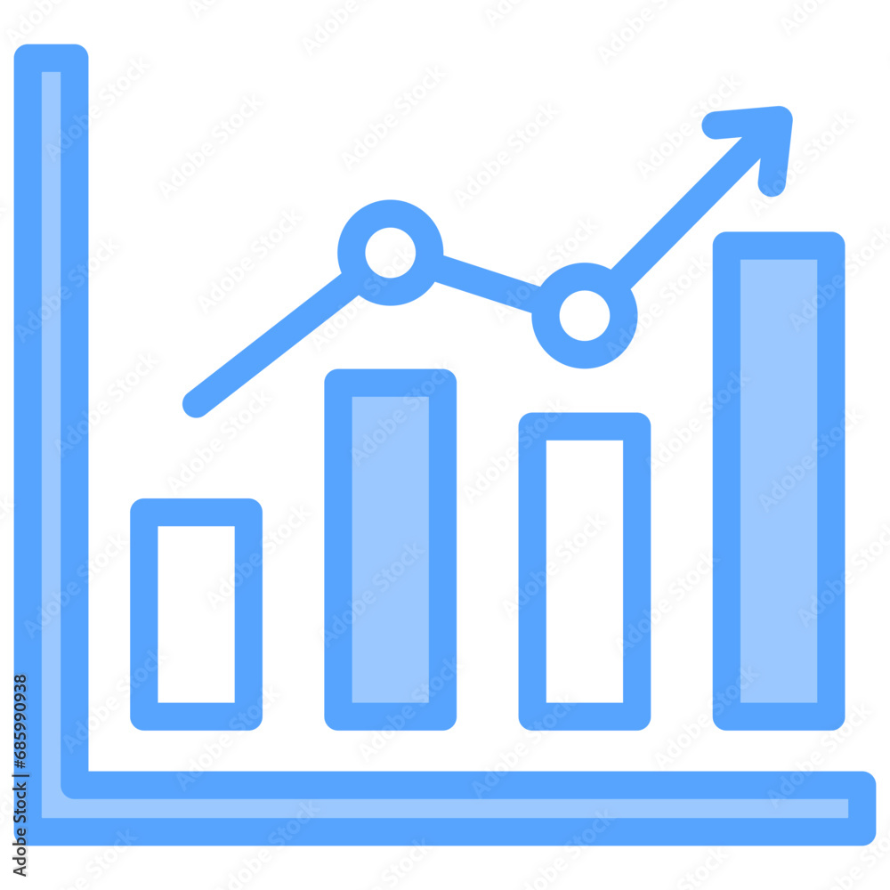 Statistic Blue Icon Statistic Blue Icon