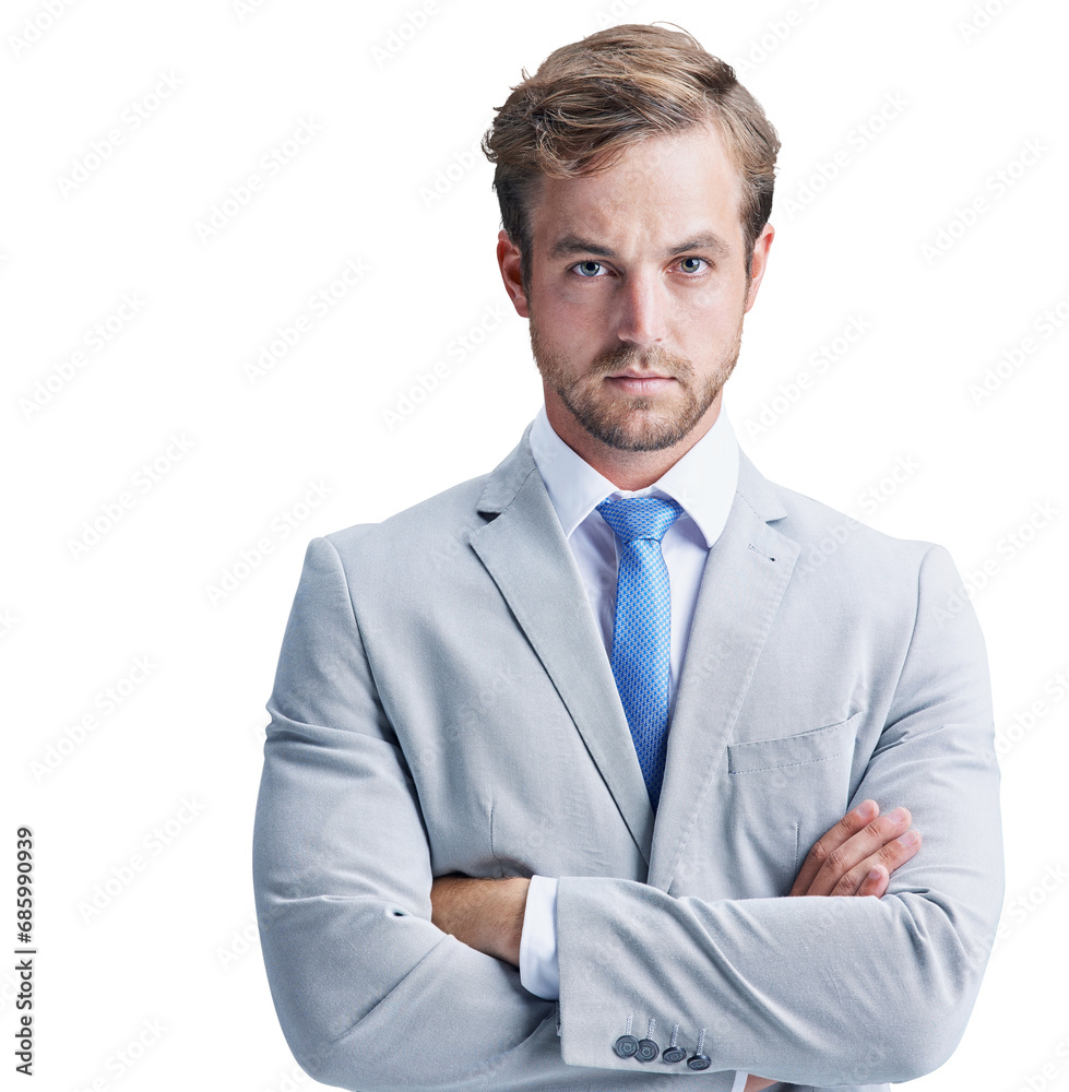 Serious, confident and a portrait of young businessman in a suit with pride, vision and ambition. Career, professional and male person with corporate fashion isolated by transparent png background. Serious, confident and a portrait of young businessman in a suit with pride, vision and ambition. Career, professional and male person with corporate fashion isolated by transparent png background.
