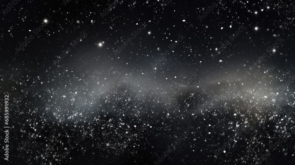 Starry Night Glitter Abstract. Generative AI