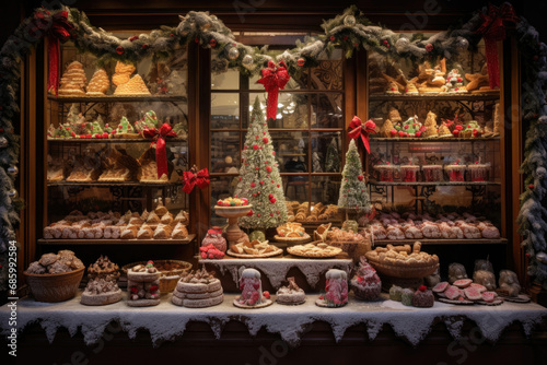 Bakery Christmas display © Veniamin Kraskov