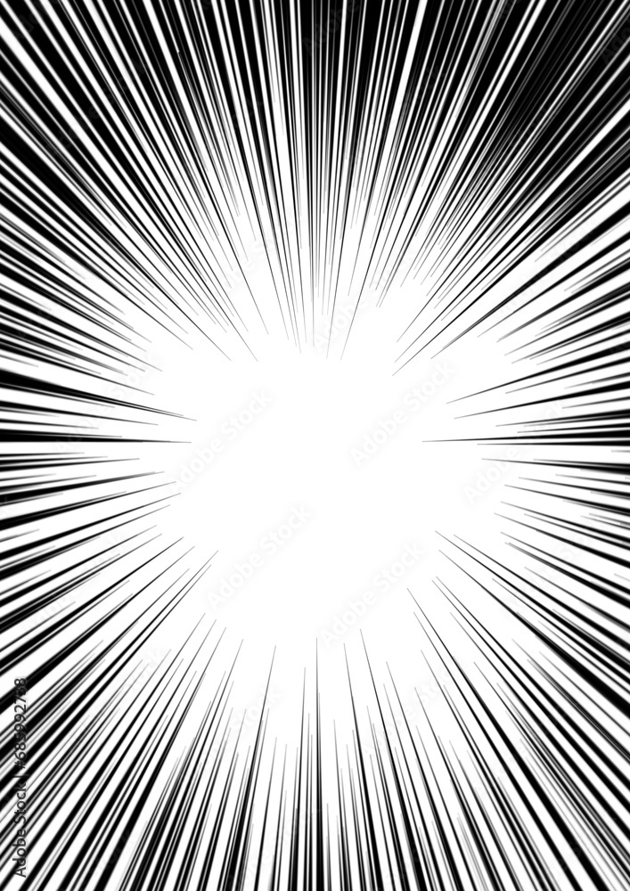 Comic line manga abstract background with rays Comic line manga abstract background with rays
