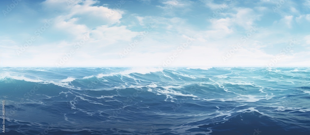 ocean waves in the Atlantic