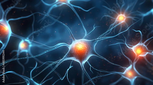 Active nerve cells,PPT background