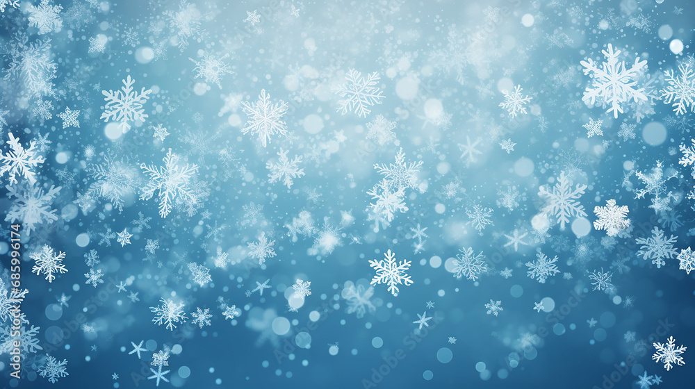 winter snowflakes background