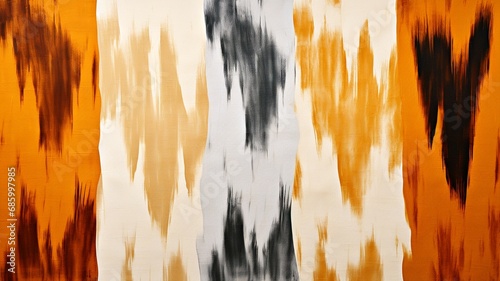 ールな色合いのイカット柄の背景、織りデザイン