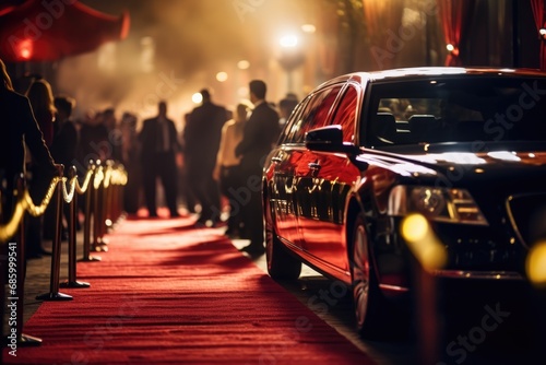 red carpet and limo photo