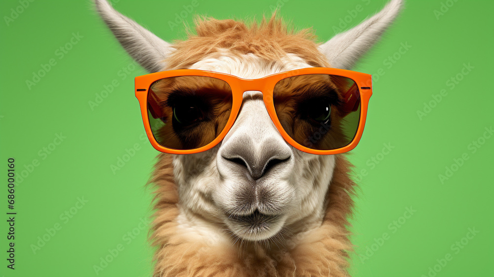 close up of a llama HD 8K wallpaper Stock Photographic Image 