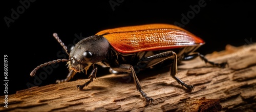 Wood-dwelling Click Beetle species. photo