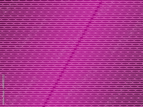 Metal background with shiny purple ornament, with steel concept.