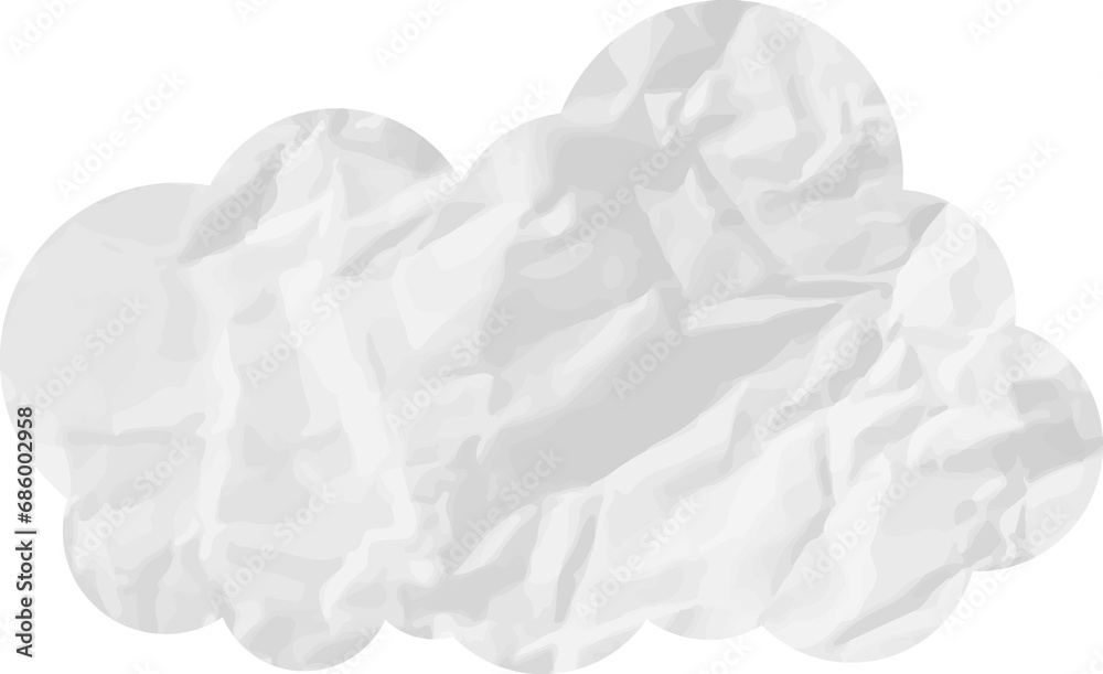 cloud paper art