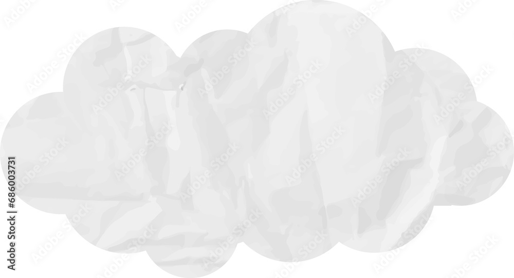 cloud paper art cloud paper art