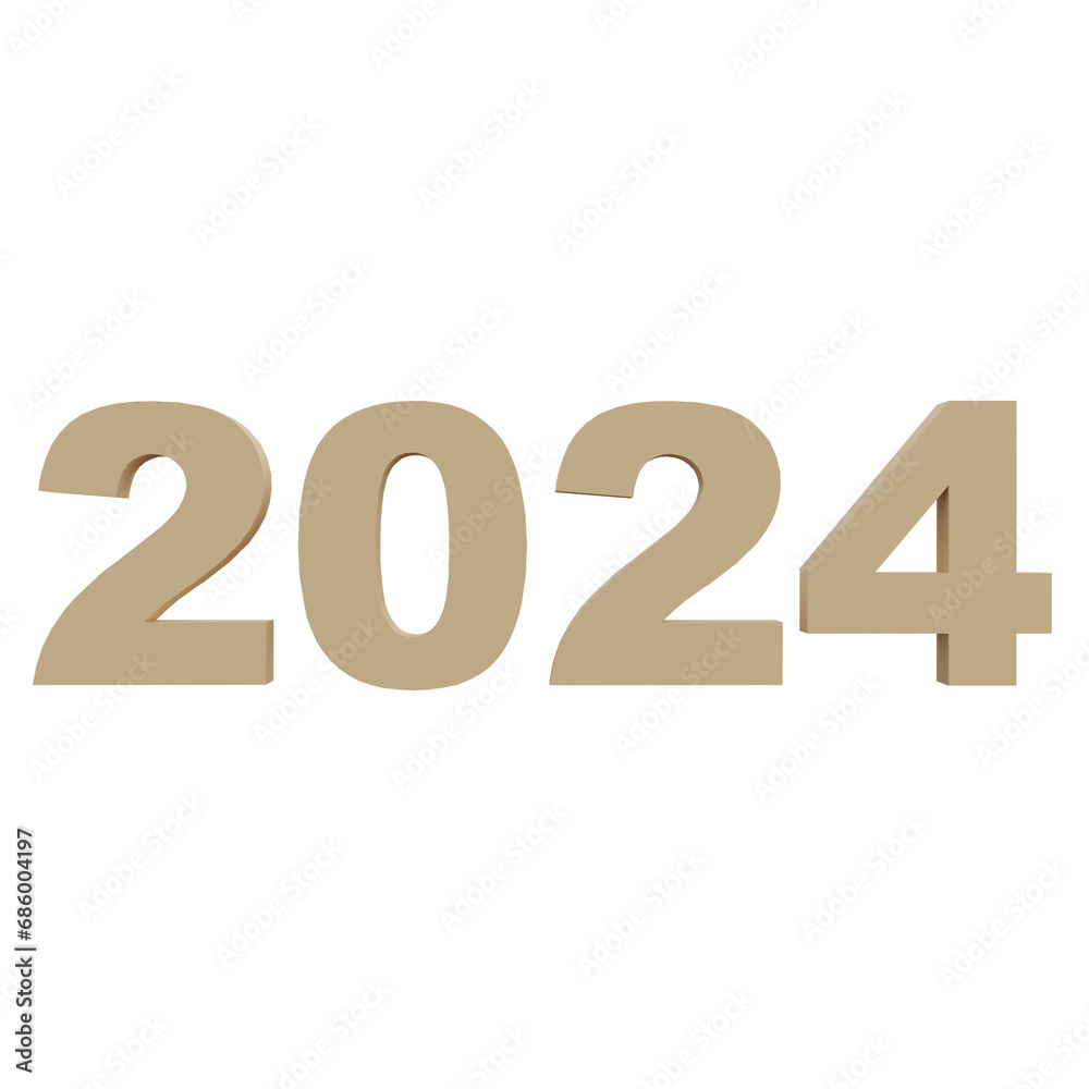 3D New Year 2024 3D New Year 2024