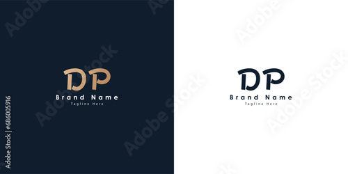DP logo in Chinese letters design