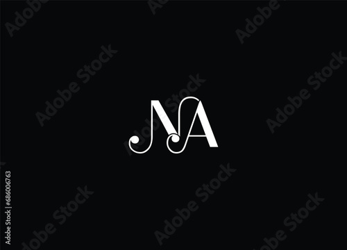 NA Letetr logo design and initial logo photo