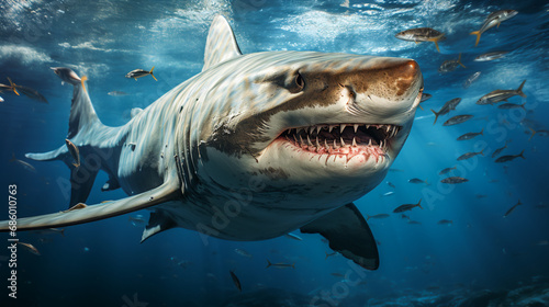 Shark in its Natural Habitat © EwaStudio