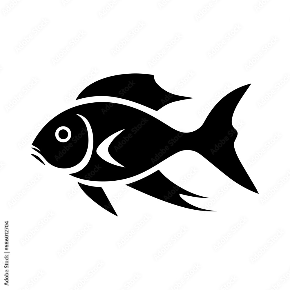 Fototapeta premium illustration of a fish