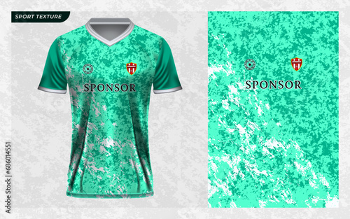 sport jersey texture pattern background with 3D mockup vector illustration for sublimation