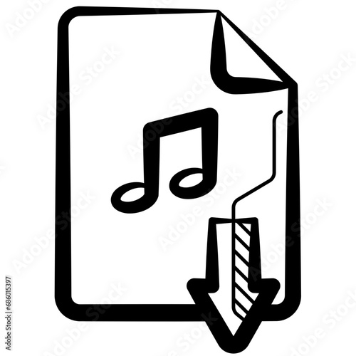 Music Download Icon