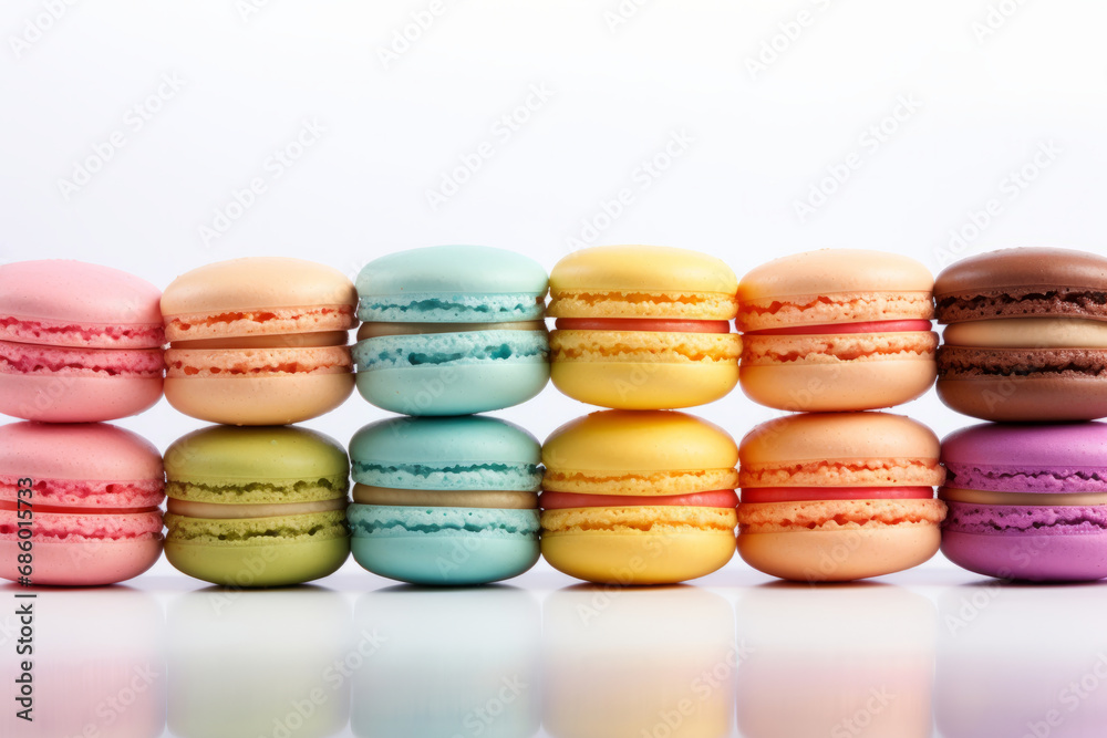 Obraz premium Pastel Macaron Collection
