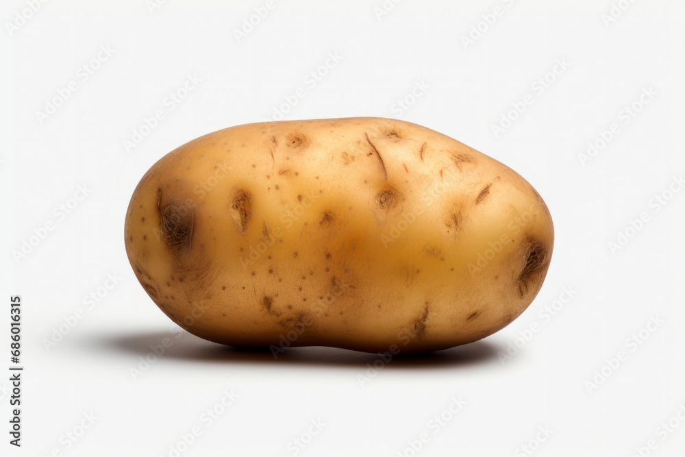 Realistic Potato - High Contrast Studio Photography Realistic Potato - High Contrast Studio Photography