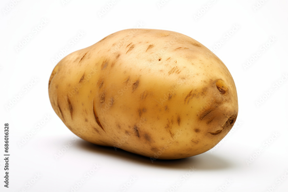 Realistic Potato - High Contrast Studio Photography Realistic Potato - High Contrast Studio Photography