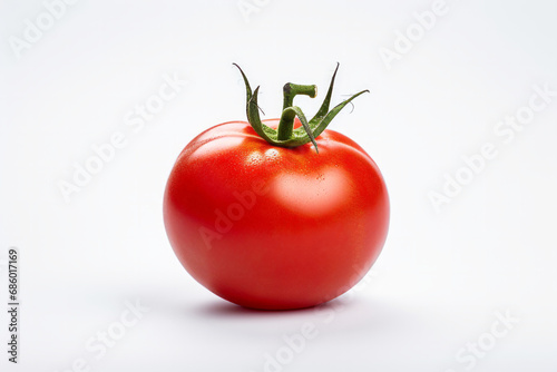 Realistic Tomato - High Contrast Studio Photography