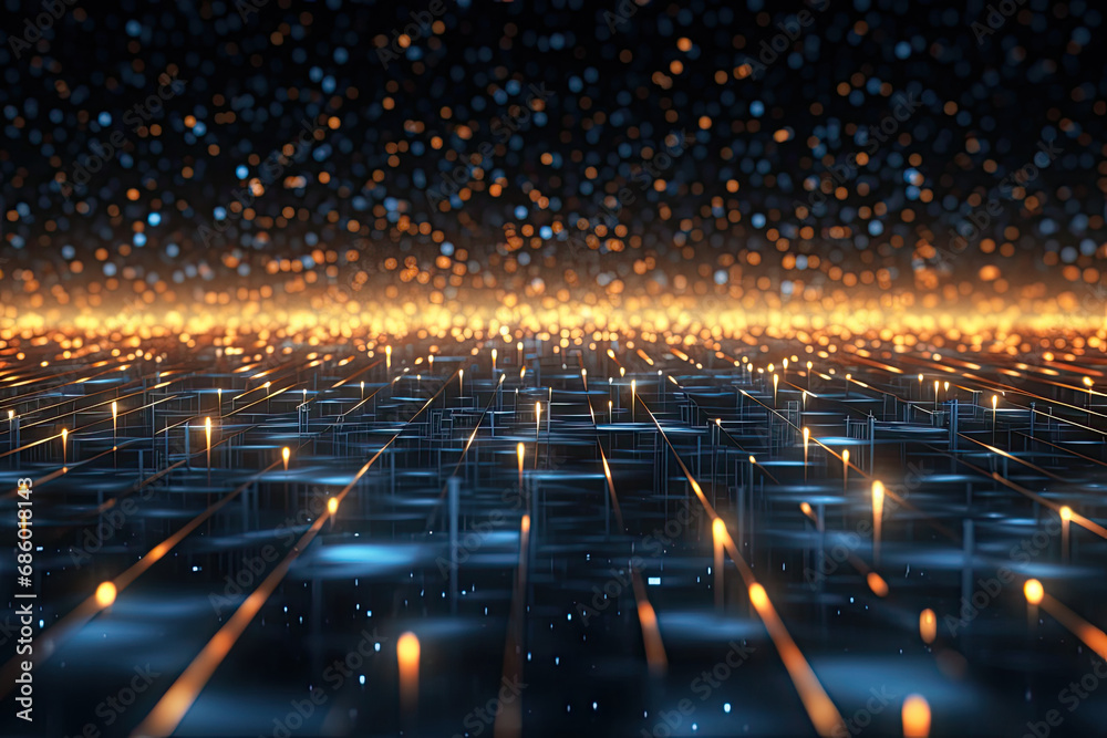 Abstract digital dot line particle data background connecting technology concept. Abstract digital dot line particle data background connecting technology concept.