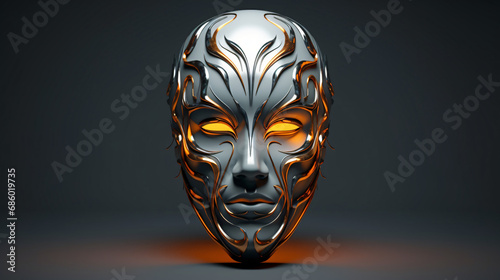Concept of mistic mask or face © Johnu
