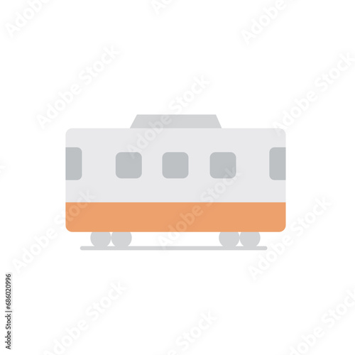 乗り物アイコン　電車