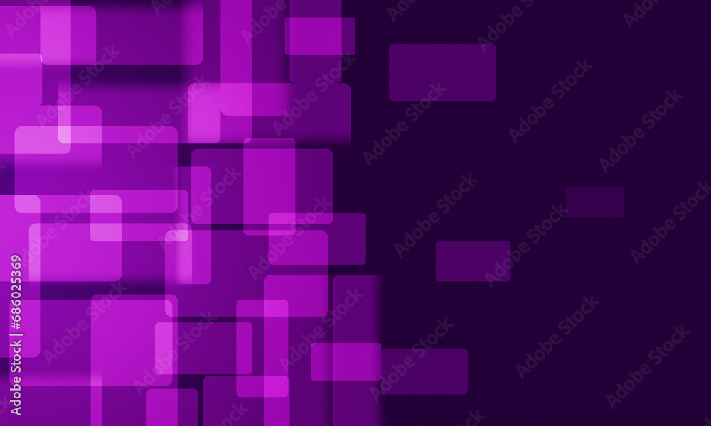 geometric rectangles shapes, gradients. overlapping rectangles with shadows and glowing. dark purple background geometric rectangles shapes, gradients. overlapping rectangles with shadows and glowing. dark purple background