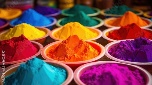 Holi Festival Farben. Colorful Celebrations.