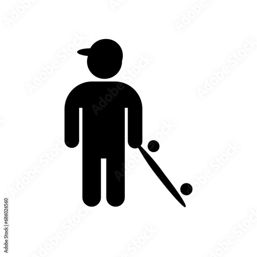 golf player silhouette