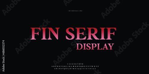Hand drawn elegant alphabet letters font and number. Classic Lettering Minimal Fashion Designs. Typography modern Sen serif fonts regular decorative vintage concept. vector illustration